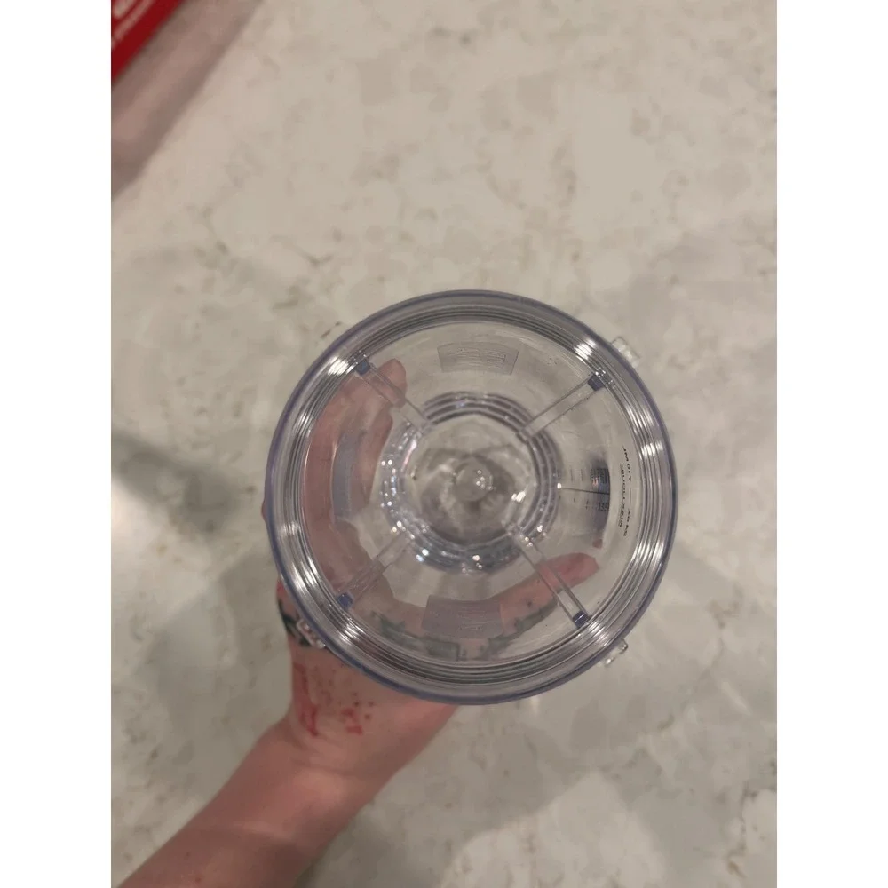 Nutri Ninja 24oz Replacement Blender Cup 710ml Clear Plastic Single Serve Jar‎